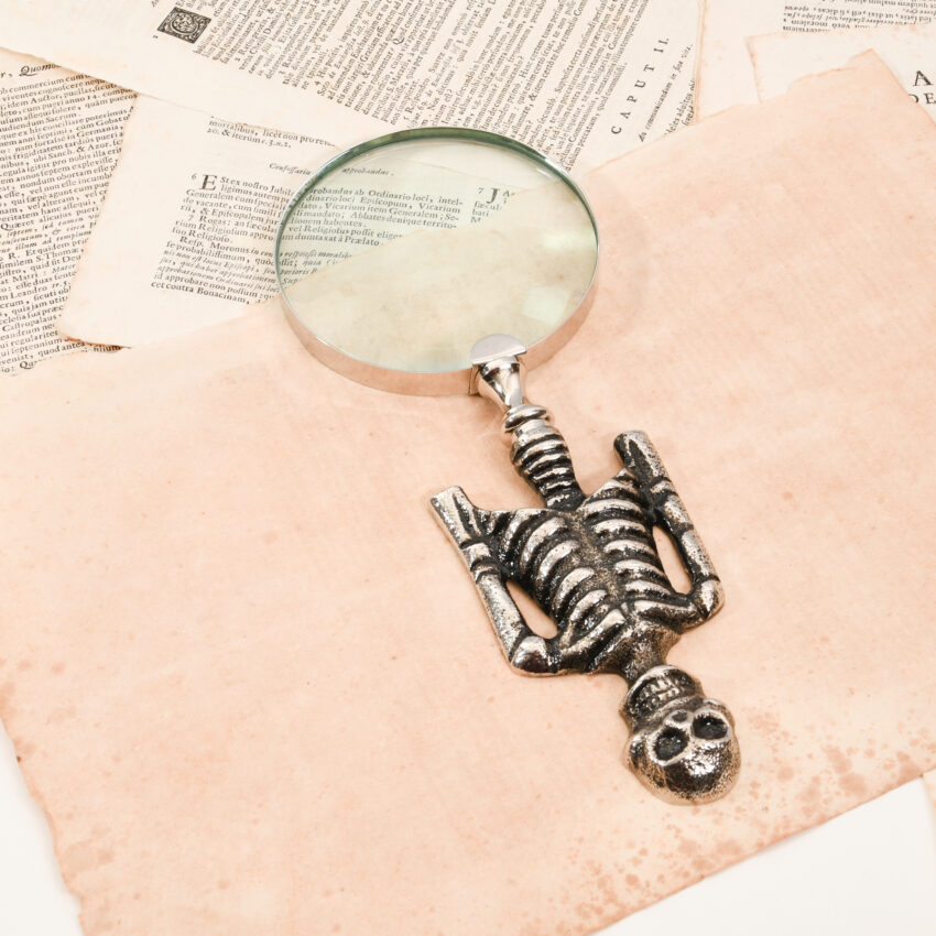 Skeleton Magnifying Glass