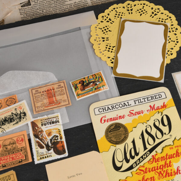 Ephemera Pack - Yellow Theme Vintage - Detail