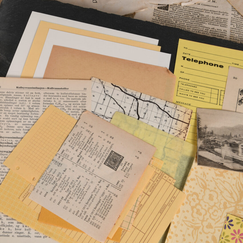 Vintage Ephemera Pack—Yellow Theme - Image 6