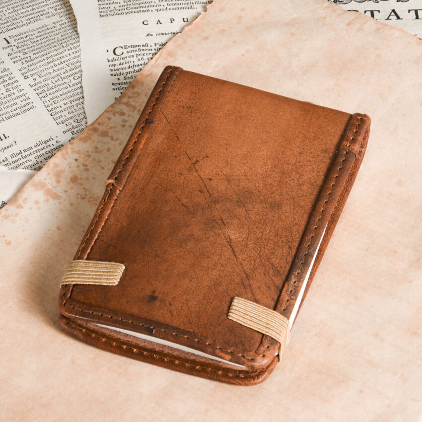 Jack Kerouac Leather Travel Journal 4x6 Back