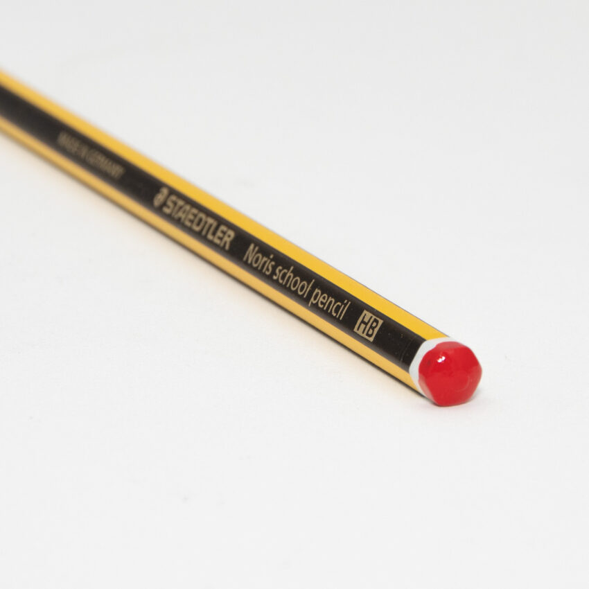 Staedtler Noris School HB Pencil Red Tip End